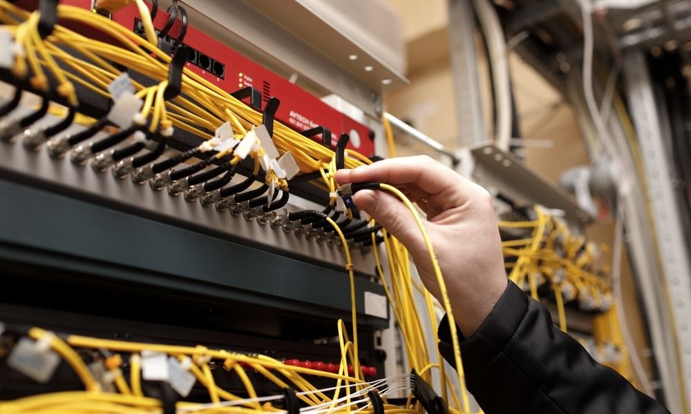 fiber optic installation